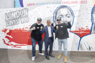 Screening of England's UEFA Women’s EURO 2022 semi-final match v Sweden in Trafalgar Square, London.