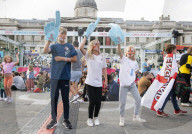 Screening of England's UEFA Women’s EURO 2022 semi-final match v Sweden in Trafalgar Square, London.