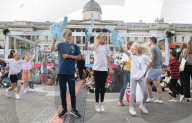 Screening of England's UEFA Women’s EURO 2022 semi-final match v Sweden in Trafalgar Square, London.