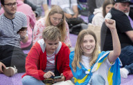 Screening of England's UEFA Women’s EURO 2022 semi-final match v Sweden in Trafalgar Square, London.