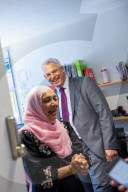 Health Secretary Steve Barclay visits The Project Surgery