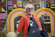 Not a bouncy castle: Hadrian's Wall fort rebuilt in wild colour