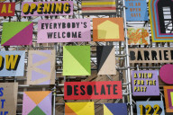 Not a bouncy castle: Hadrian's Wall fort rebuilt in wild colour