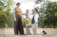 Press photocall for Twelfth Night at Theatre on Kew, Kew Gardens, London