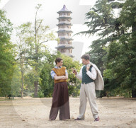 Press photocall for Twelfth Night at Theatre on Kew, Kew Gardens, London