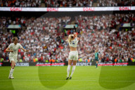 FUSSBALL -  EURO 2022 Frauen: Chloe Kelly erzielt Siegestor für England