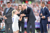 FUSSBALL - Prinz William gratuliert Englands Frauen zum EM-Titel