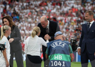FUSSBALL - Prinz William gratuliert Englands Frauen zum EM-Titel