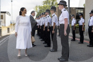 Home Secretary Priti Patel visits passing out parade