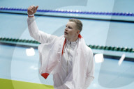 ‘I’m a fighter’: Peaty gives ‘heart and soul’ to win 50m breaststroke gold