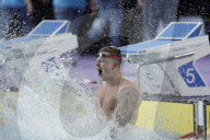 ‘I’m a fighter’: Peaty gives ‘heart and soul’ to win 50m breaststroke gold