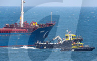 NEWS - Das mit ukrainischem Getreide beladene Schiff Razoni im Bosporus