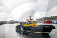 NEWS - Das mit ukrainischem Getreide beladene Schiff Razoni im Bosporus