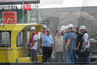 NEWS - Das mit ukrainischem Getreide beladene Schiff Razoni im Bosporus