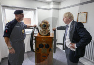 Prime Minister Boris Johnson visits the Defence Diving School