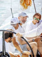 Die spanischen Royals bei der 40. Segelregatta Copa del Rey Mapfre vor Mallorca, Tag 5