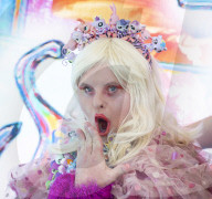 Drag Syndrome rehearsing their show 
‘Sunday Street Party’ at Somerset House as part of This Bright Land, a new cultural festival at Somerset House, Strand, London, Great Britain 
Press photocall 
7th August 2022