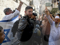 NEWS - Spannungen zwischen Palästinensern und israelischen Juden in der Altstadt von Jerusalem