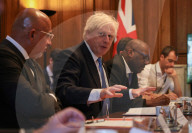 Prime Minister Boris Johnson attends energy round table