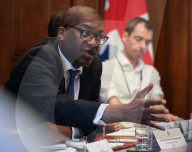 Prime Minister Boris Johnson attends energy round table