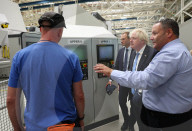 PM Boris Johnson visits Airbus UK Factory