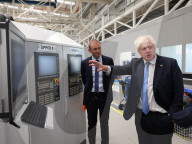 PM Boris Johnson visits Airbus UK Factory