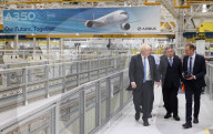 PM Boris Johnson visits Airbus UK Factory