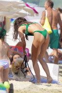 Thylane Blondeau And Her Boyfriend Beachside - St Tropez