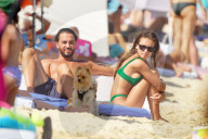 Thylane Blondeau And Her Boyfriend Beachside - St Tropez