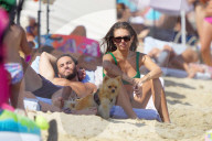 Thylane Blondeau And Her Boyfriend Beachside - St Tropez