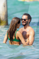 Thylane Blondeau And Her Boyfriend Beachside - St Tropez