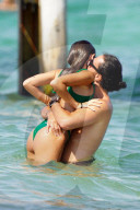 Thylane Blondeau And Her Boyfriend Beachside - St Tropez