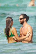 Thylane Blondeau And Her Boyfriend Beachside - St Tropez