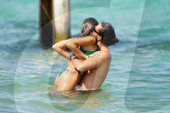 Thylane Blondeau And Her Boyfriend Beachside - St Tropez
