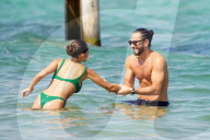 Thylane Blondeau And Her Boyfriend Beachside - St Tropez