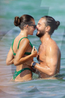 Thylane Blondeau And Her Boyfriend Beachside - St Tropez
