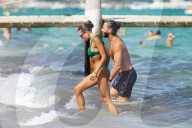 Thylane Blondeau And Her Boyfriend Beachside - St Tropez