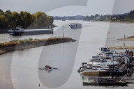 NEWS - Deutschland: Der Rhein bei Niedrigwasser