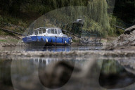 NEWS - Deutschland: Der Rhein bei Niedrigwasser