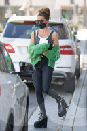 Kate Beckinsale, 49, cuts a casual figure as she is spotted running errands in Beverly Hills, CA. 