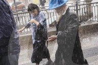 London rain