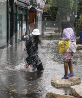 London rain