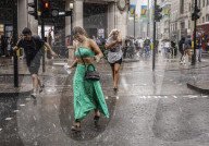 London rain