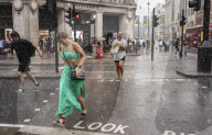 London rain