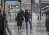 London rain
