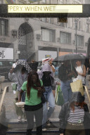 London rain