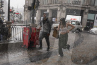 London rain