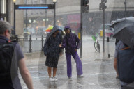 London rain
