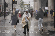 London rain