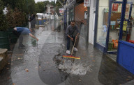 London rain